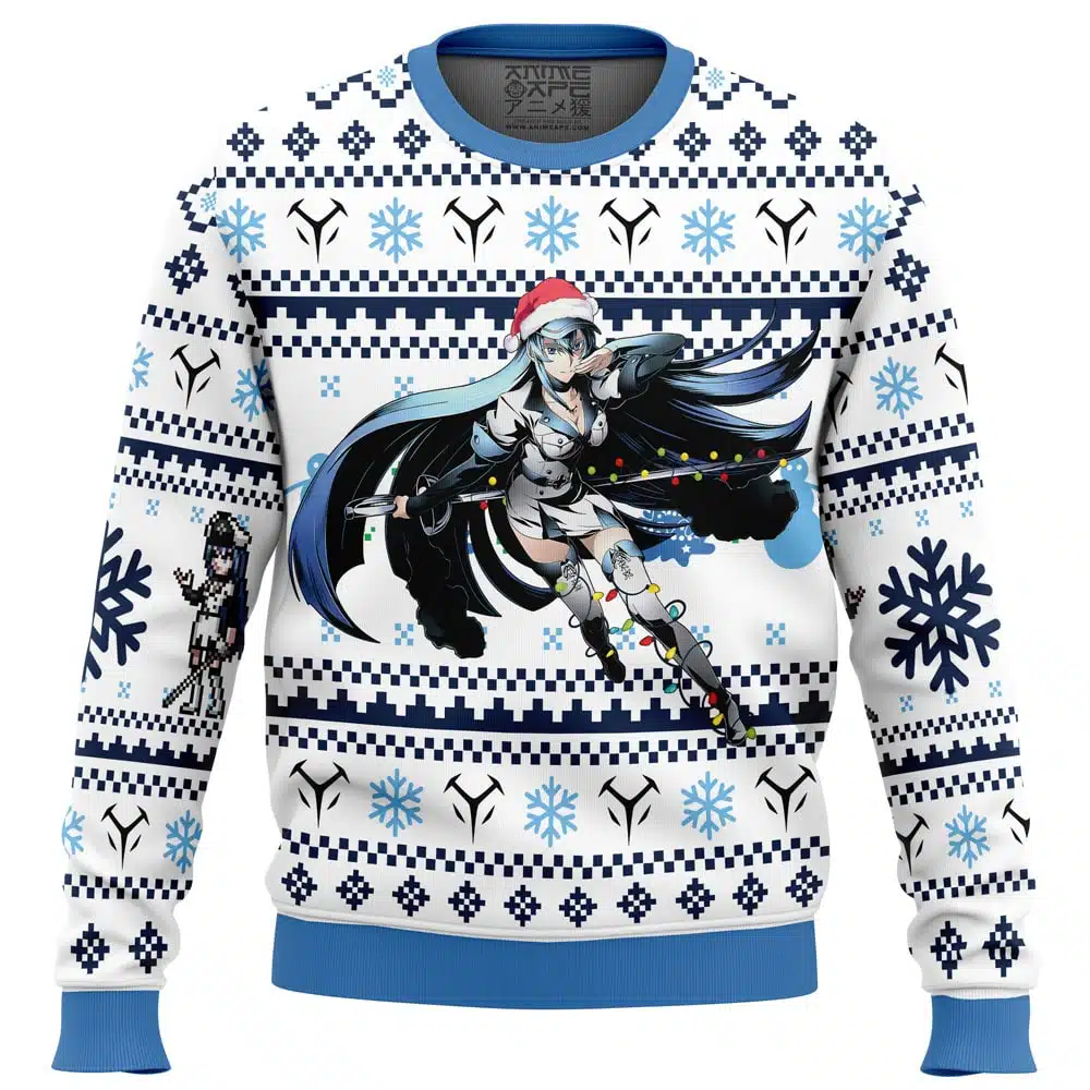 Esdeath Akame Ga Kill Christmas Ugly Sweater